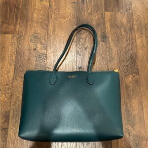 Brand New, Never Used Kate Spade Green Leather Tote